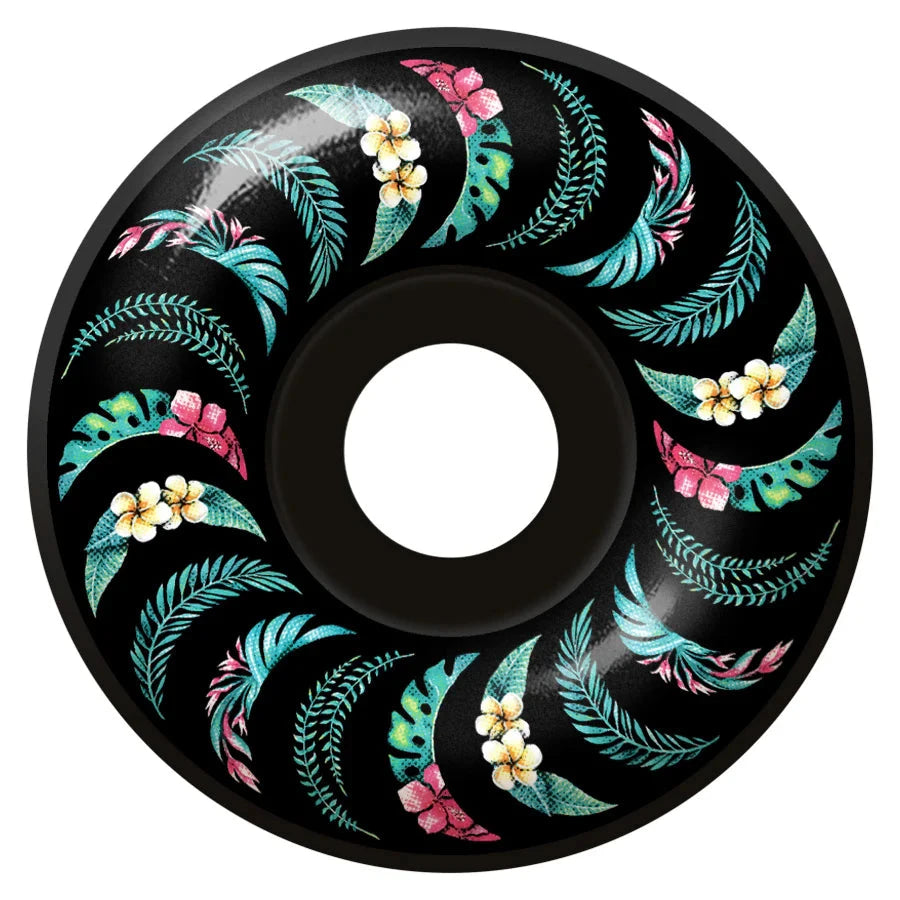 Spitfire F4 Floral Classics Black Wheels 99A 55MM - Coureur Goods