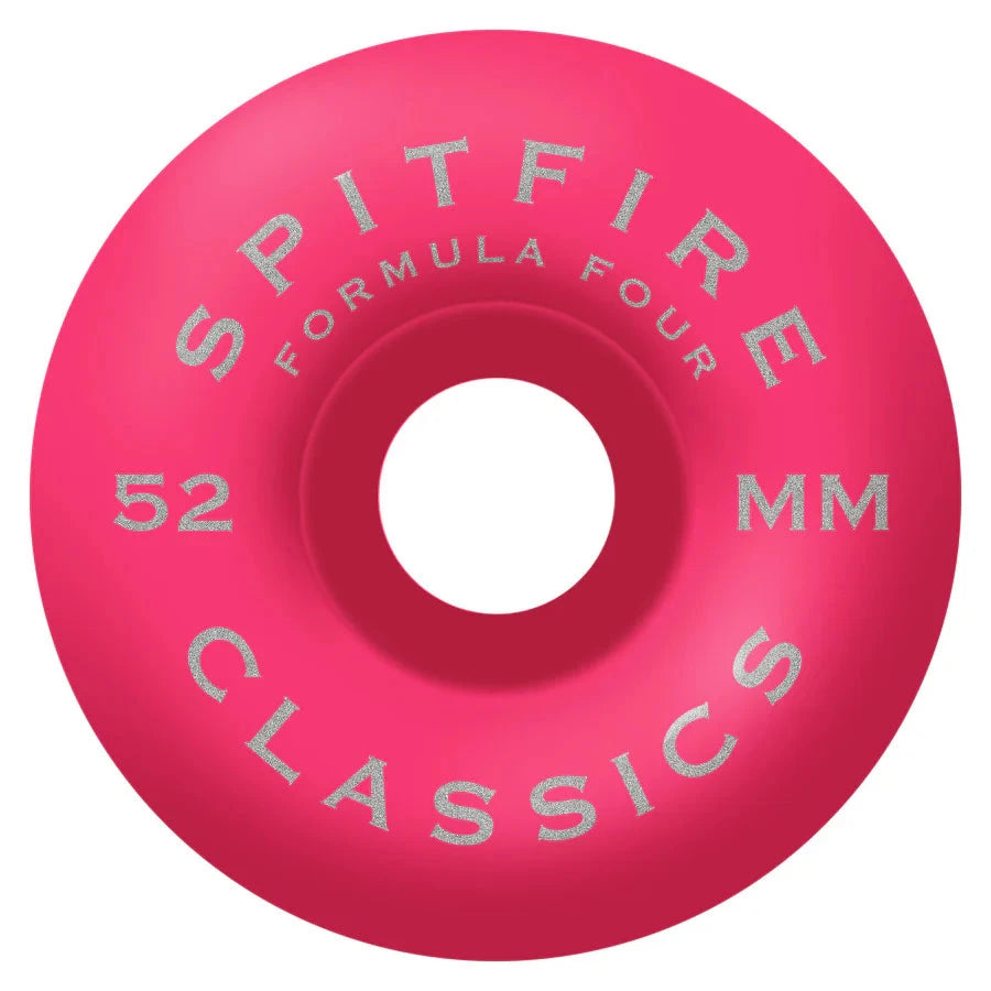 Spitfire F4 Floral Classics Pink Wheels 99A 52MM wheels Spitfire 