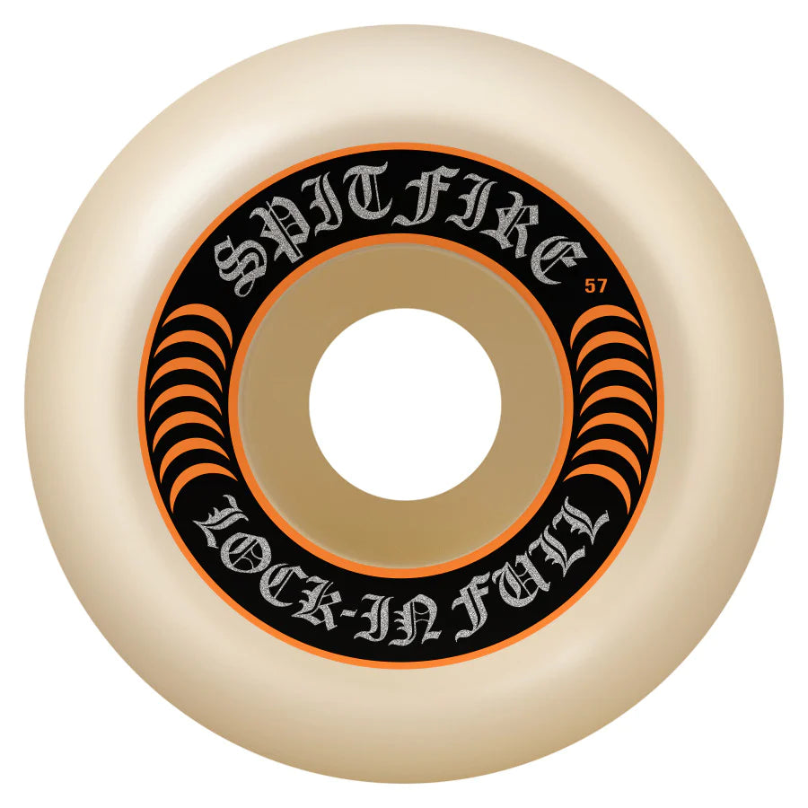 Spitfire F4 Lock In Full Wheels 99A 57MM wheels Spitfire 