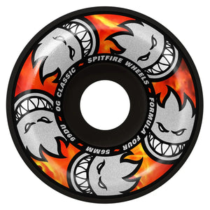 Spitfire F4 Multiball OG Classics Black Wheels 99A 56MM - Coureur