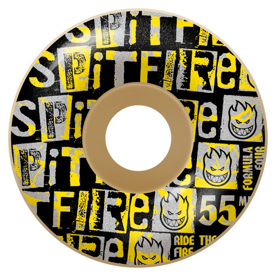 Spitfire F4 Ransom Radial Wheels 99A 55MM wheels Spitfire 
