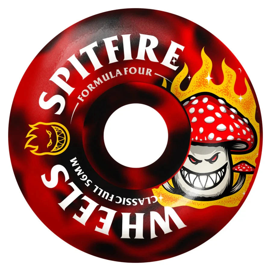 Spitfire F4 Shroom Bighead Swirl Wheels 99A 56MM wheels Spitfire 