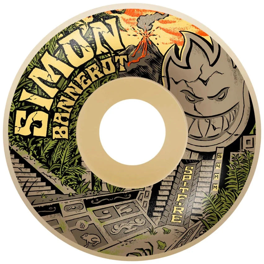 Spitfire F493 Bannerot Radial Full Soft Slider Wheels 93A 54MM wheels Spitfire 