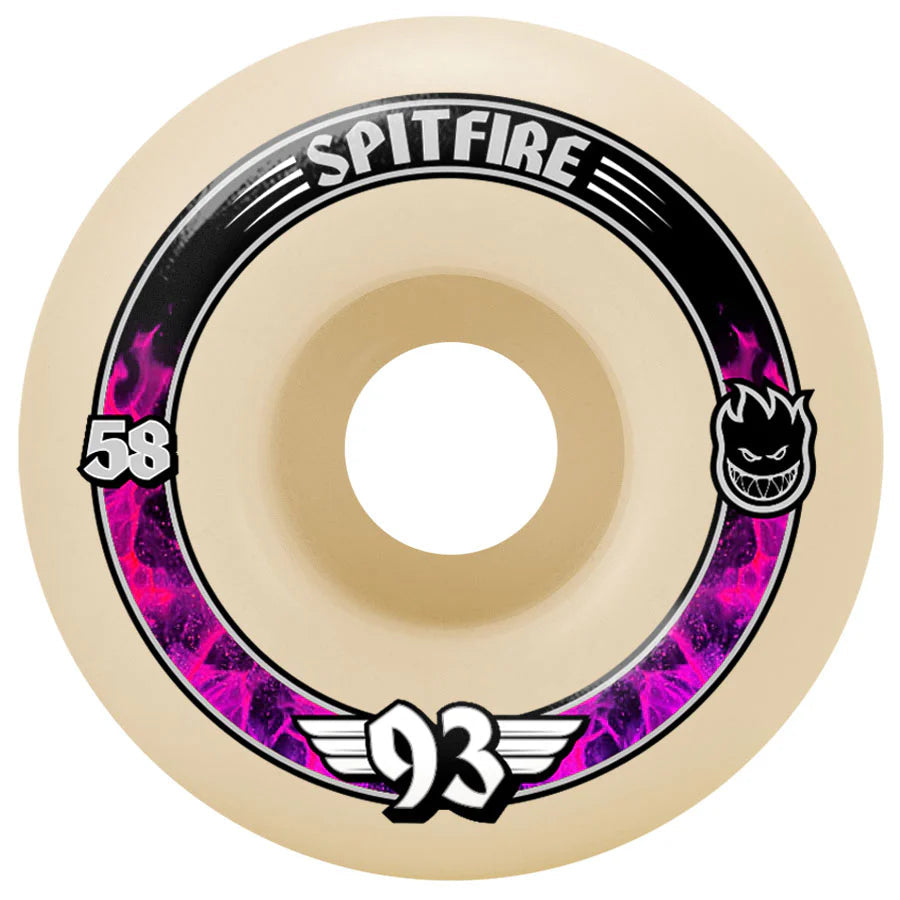 Spitfire F493 Radials Soft Slider Wheels 93A 58MM wheels Spitfire 