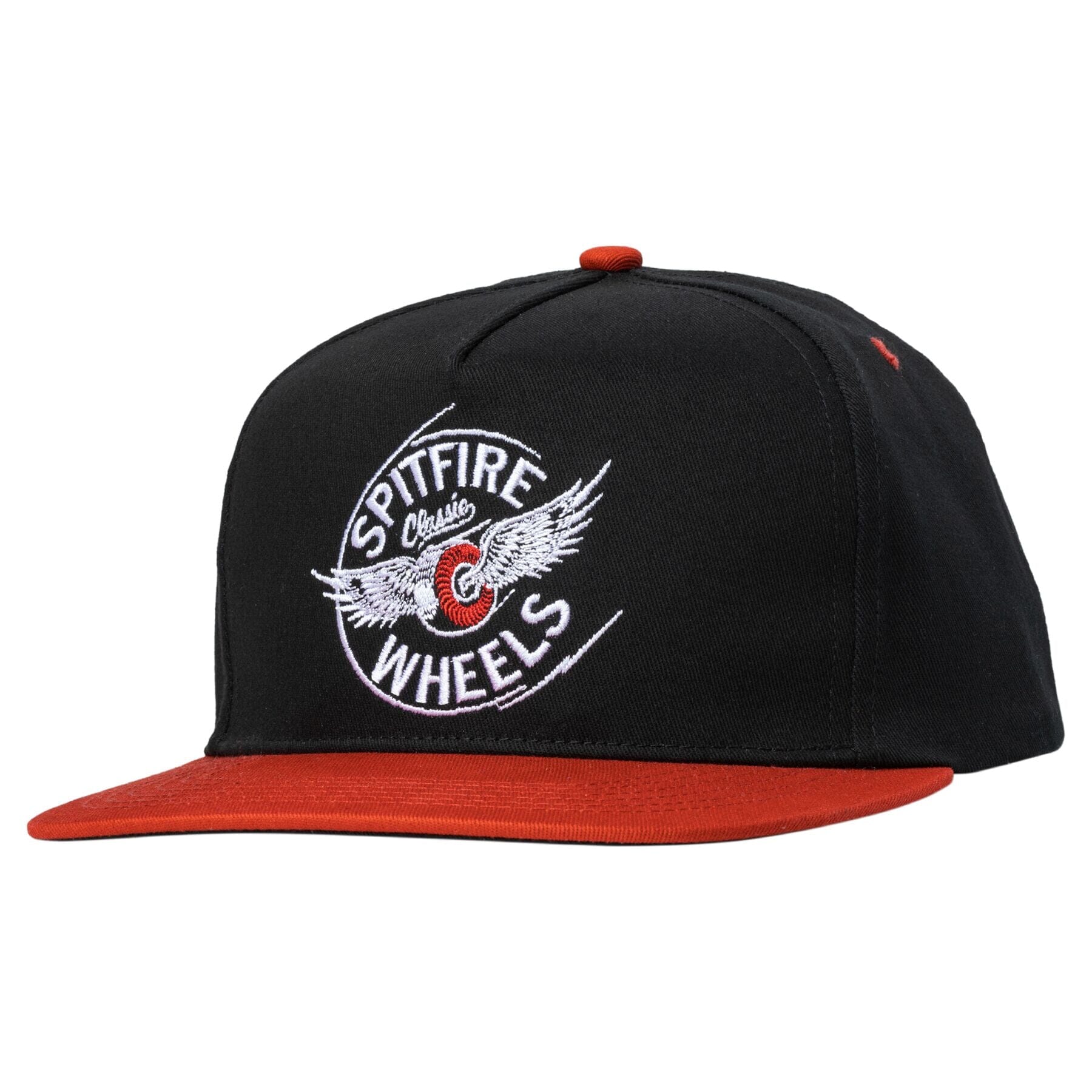 Spitfire Flying Classic Snapback Hat Black/Red hats Spitfire 