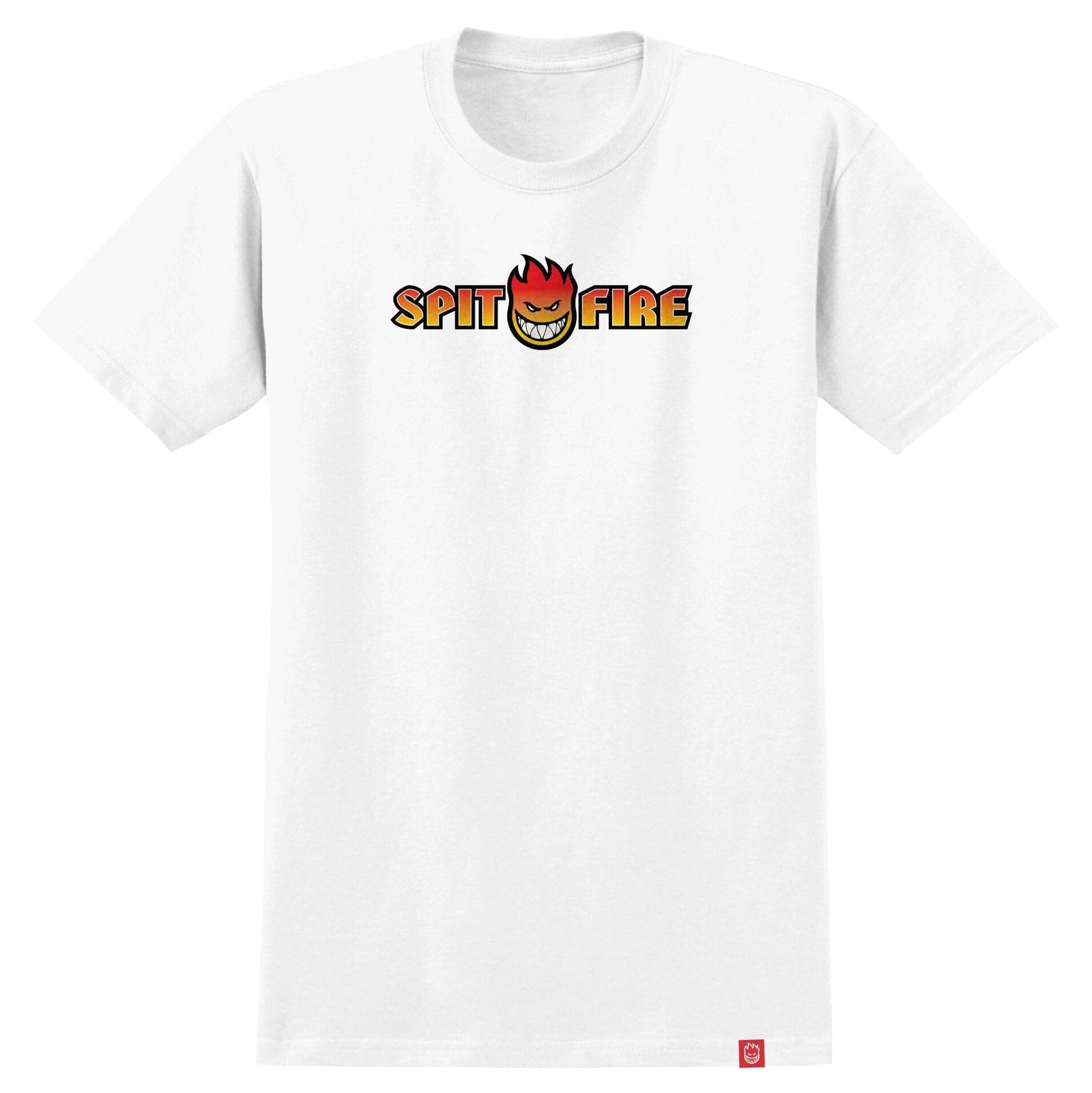 Spitfire OG Split Fade Fill Tee White tees Spitfire 