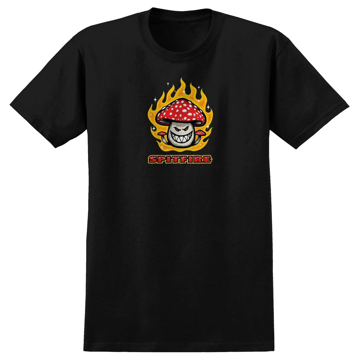 Spitfire Shroom Bighead Tee Black Tees Spitfire 