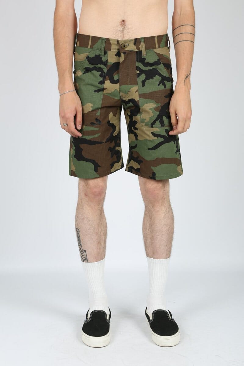 Stan Ray Fatigue Short Woodland Ripstop Camo Shorts Stan Ray 