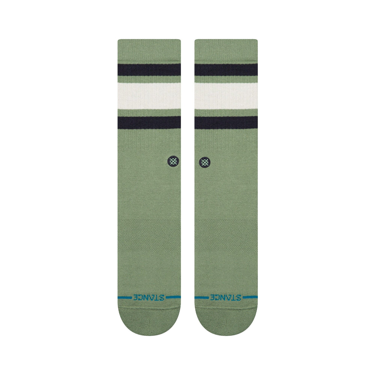 Stance Boyd St Crew Sock Green Socks Stance 