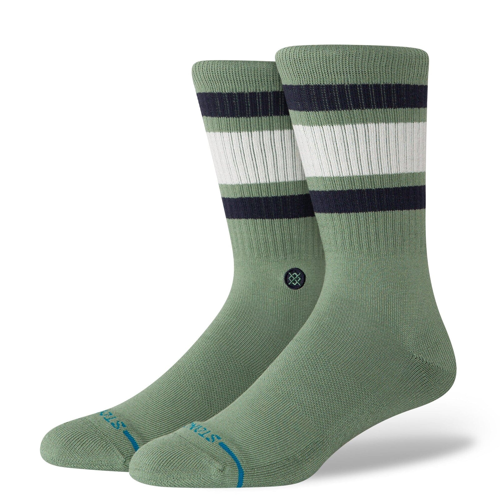 Stance Boyd St Crew Sock Green Socks Stance 