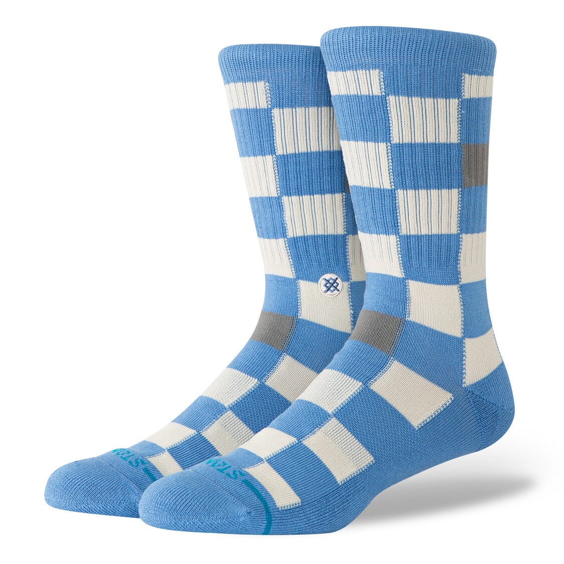 Stance Chef Check Crew Sock Blue socks Stance 
