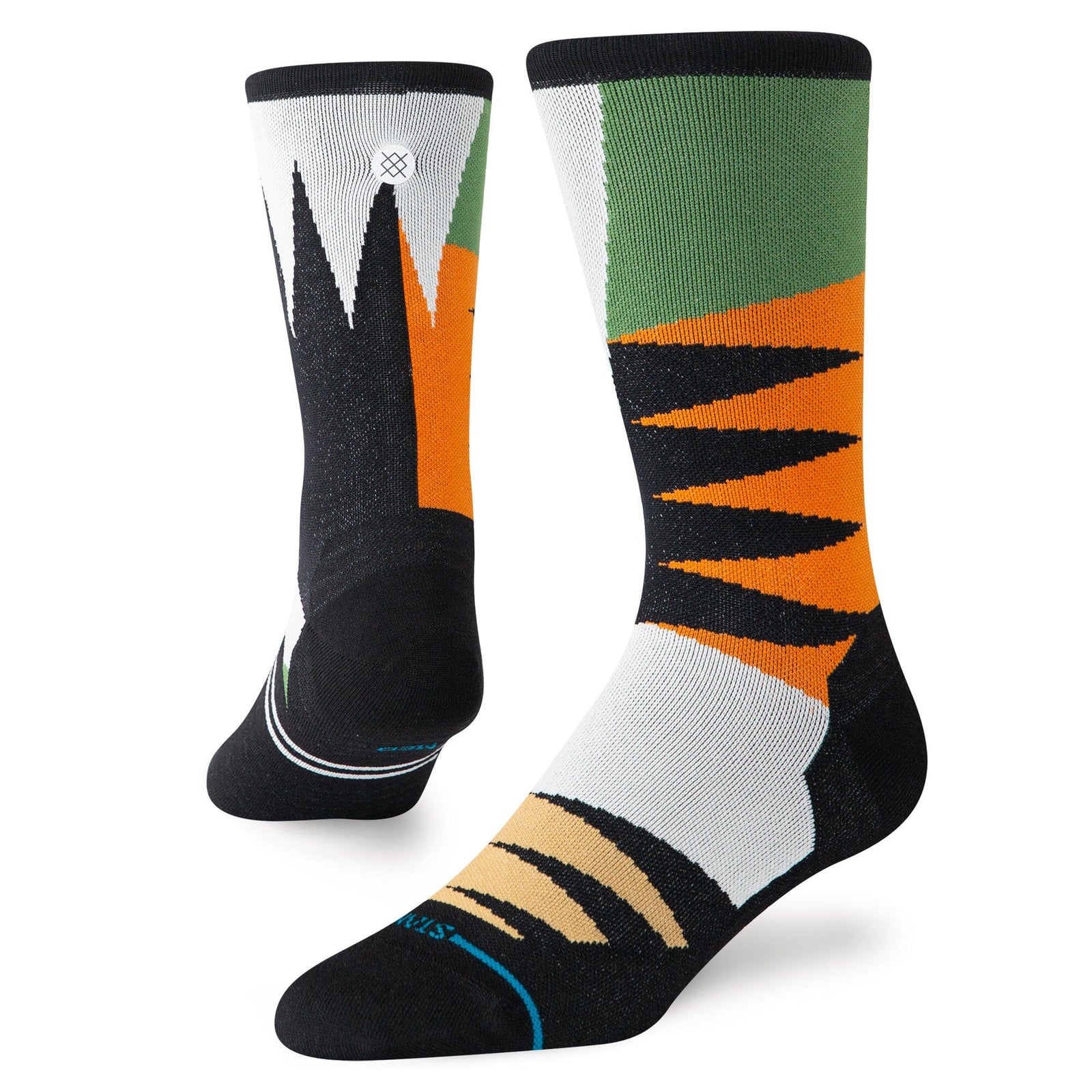 Stance Comb Through Ultra Crew Sock Green Socks Stance 