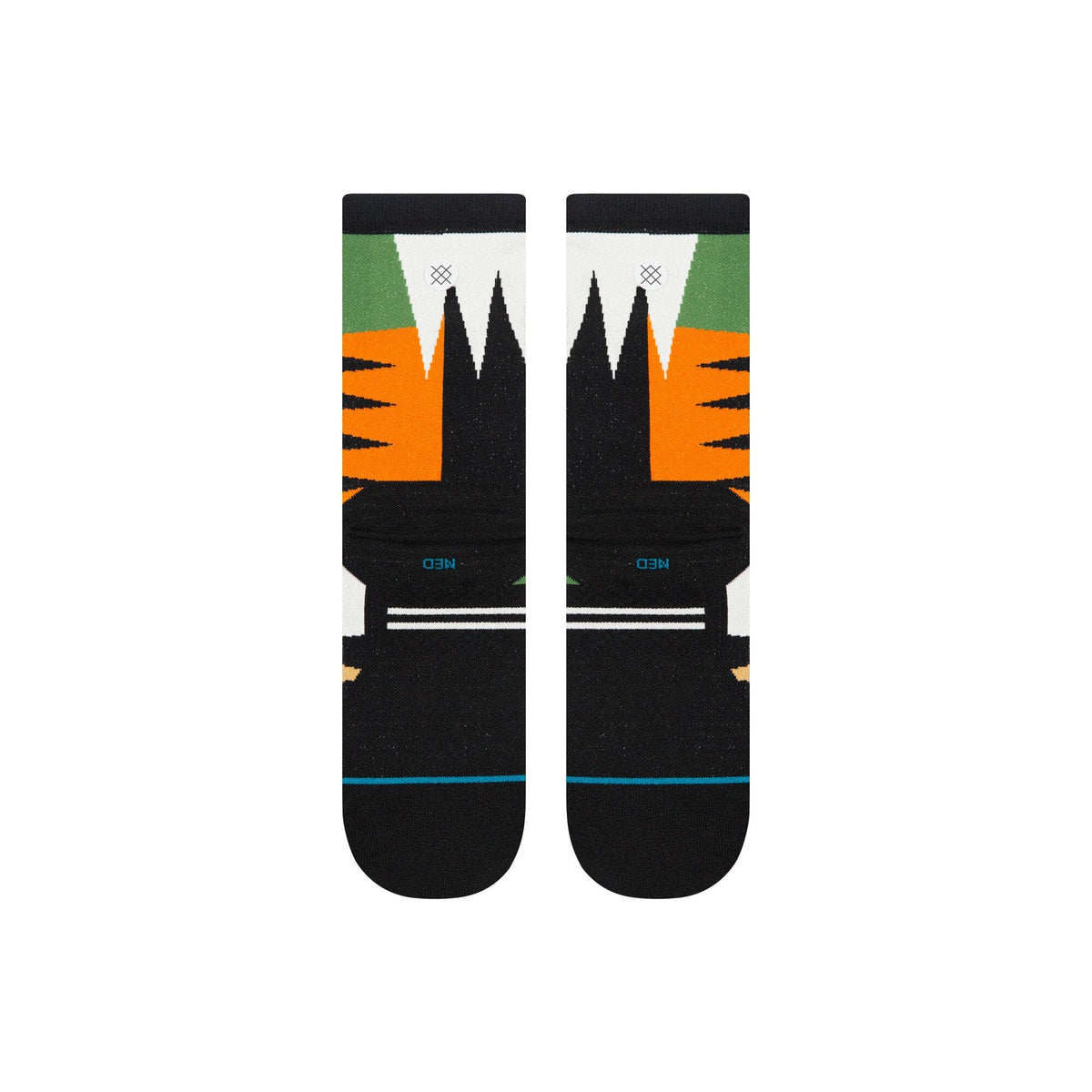 Stance Comb Through Ultra Crew Sock Green Socks Stance 