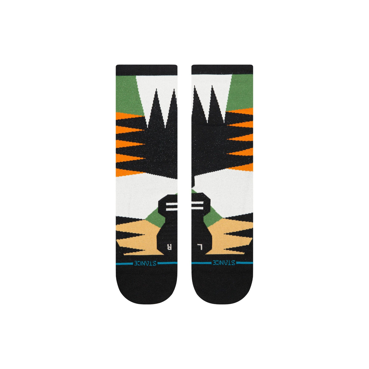 Stance Comb Through Ultra Crew Sock Green Socks Stance 