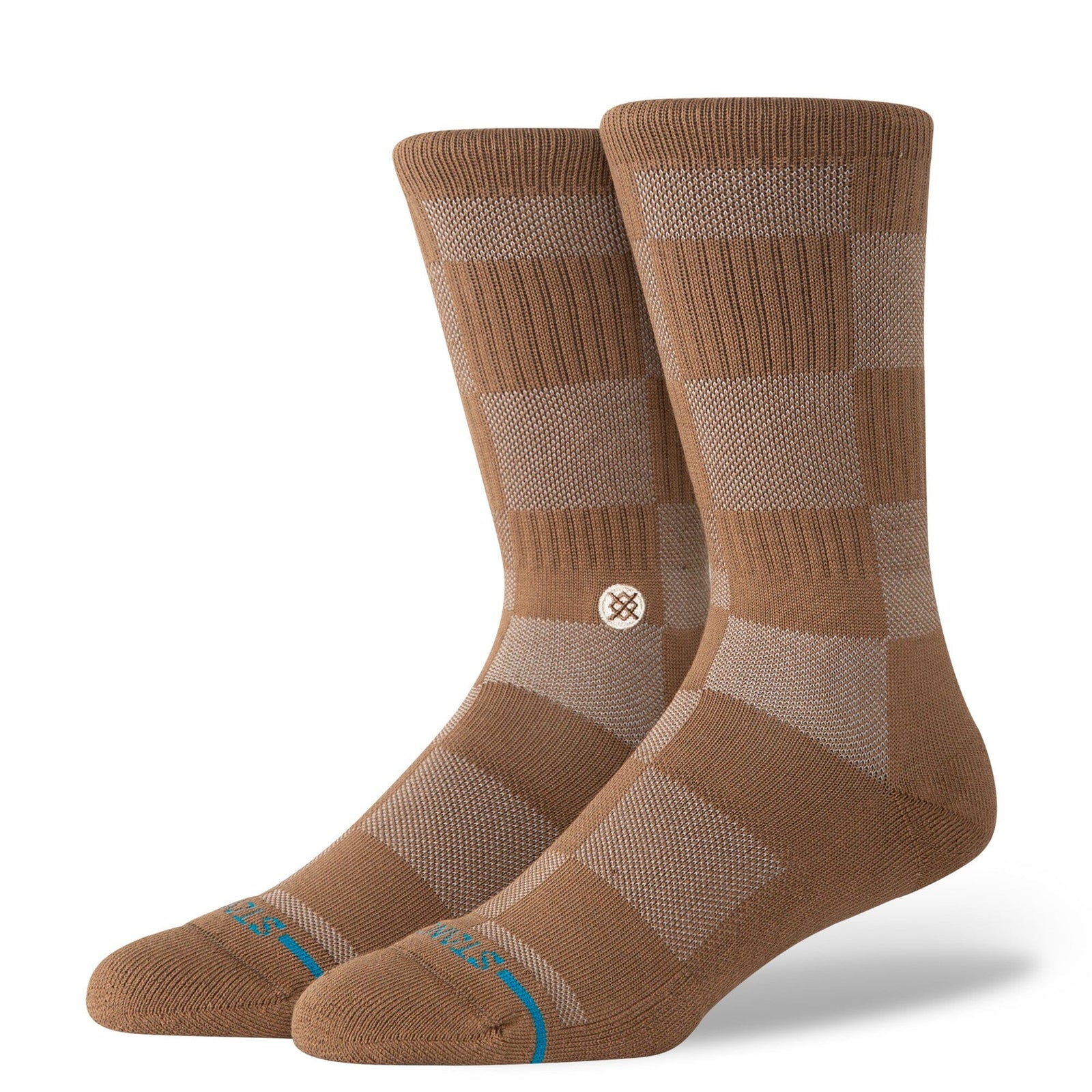 Stance Down and Out Crew Sock Brown Socks Stance 