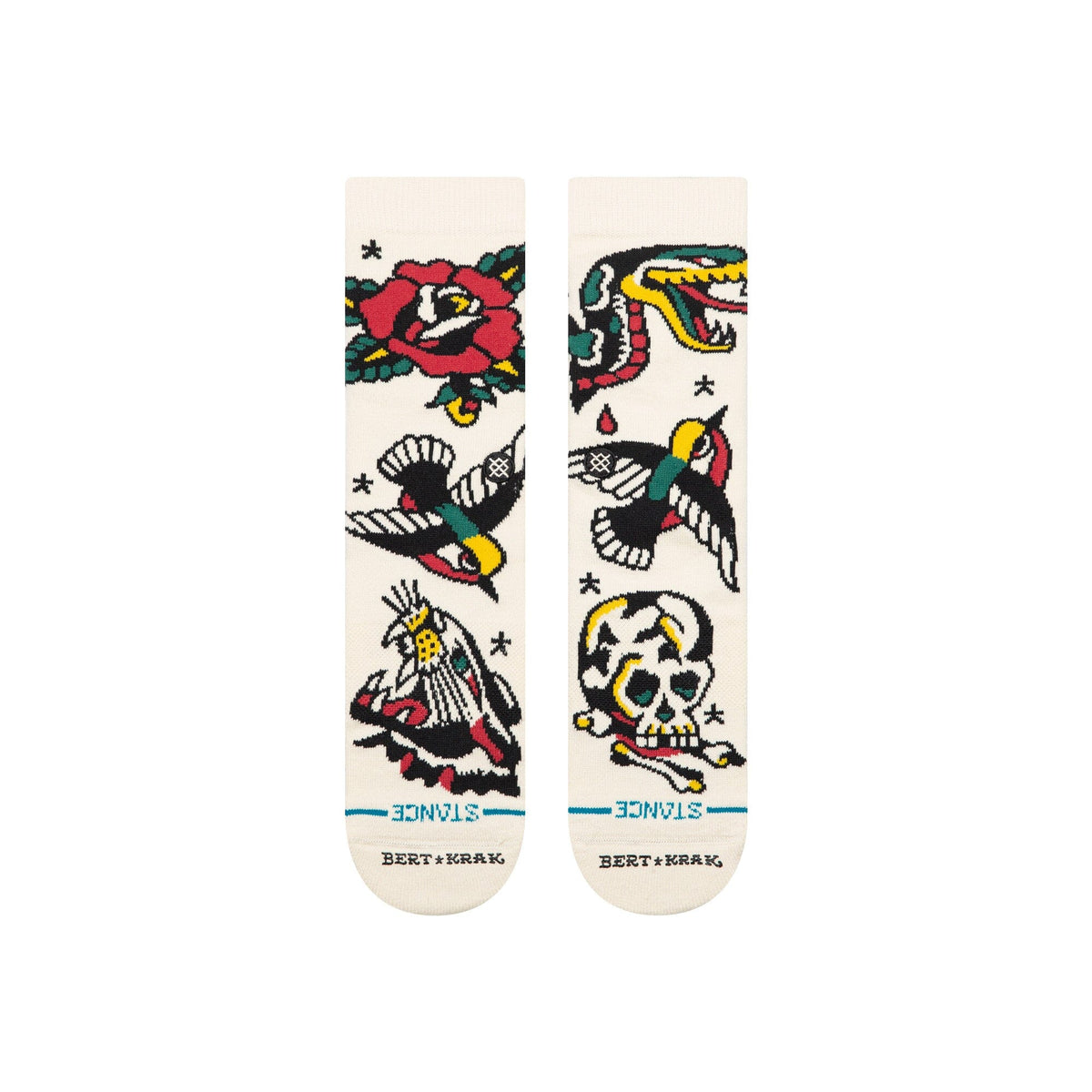 Stance Flash Crew Sock Canvas Socks Stance 