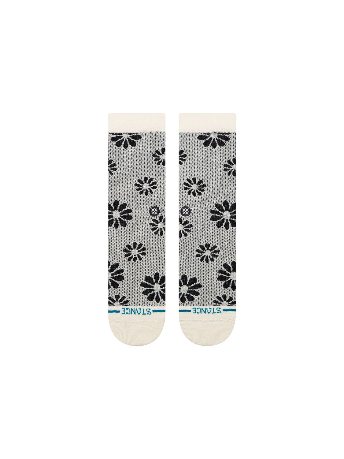 Stance Floral Stitch Crew Sock Ivory socks Stance 