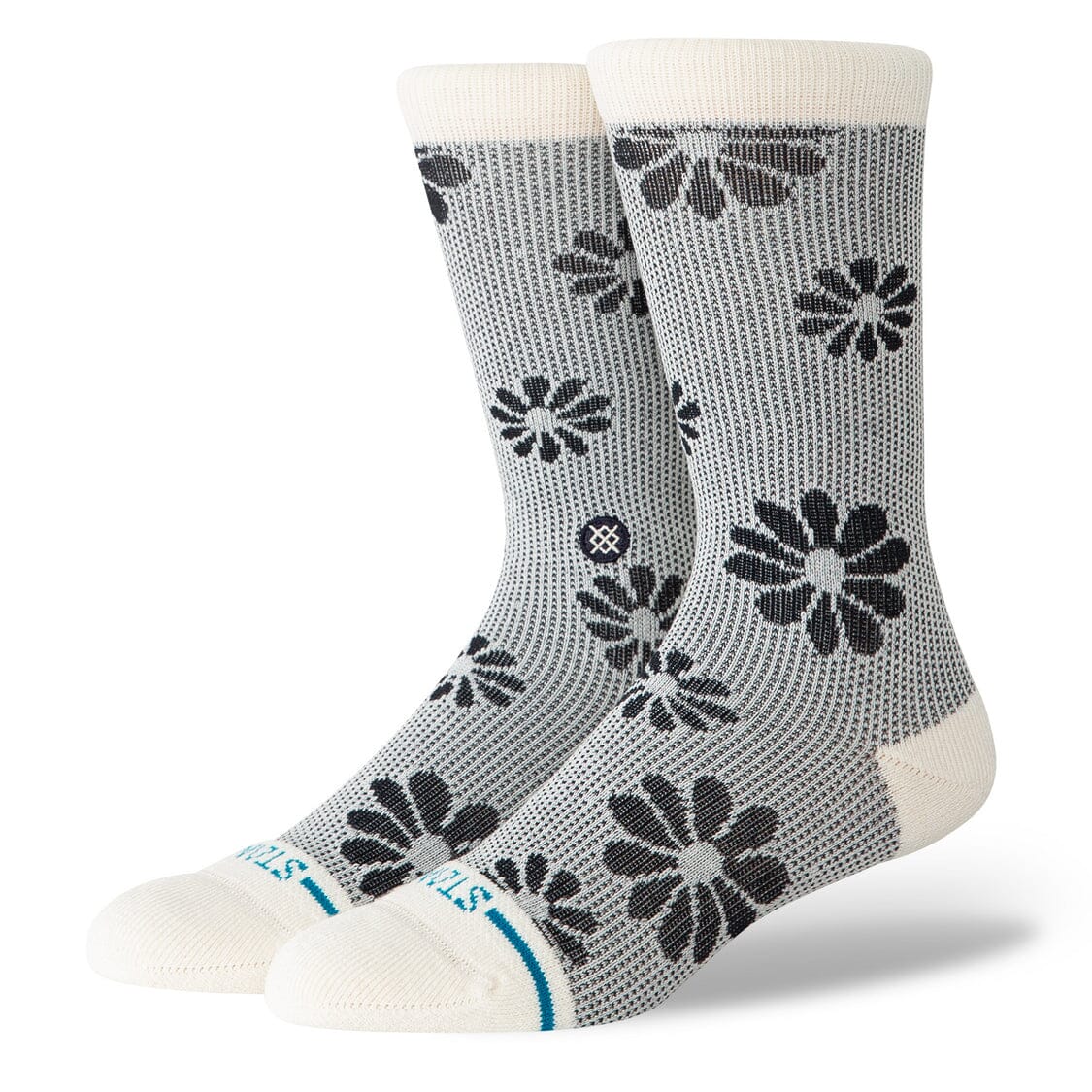 Stance Floral Stitch Crew Sock Ivory socks Stance 