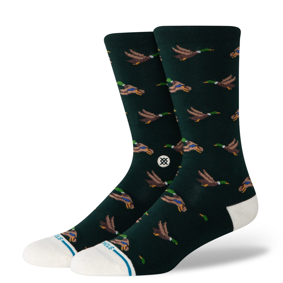 Stance Huntin Crew Sock Pine Socks Stance 