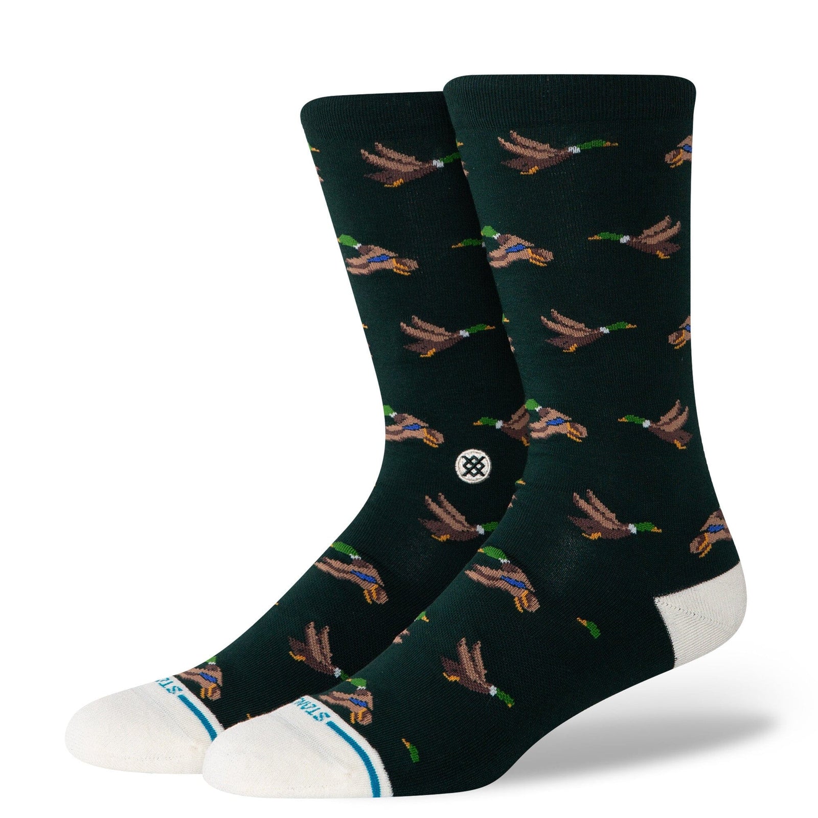 Stance Huntin Crew Sock Pine Socks Stance 