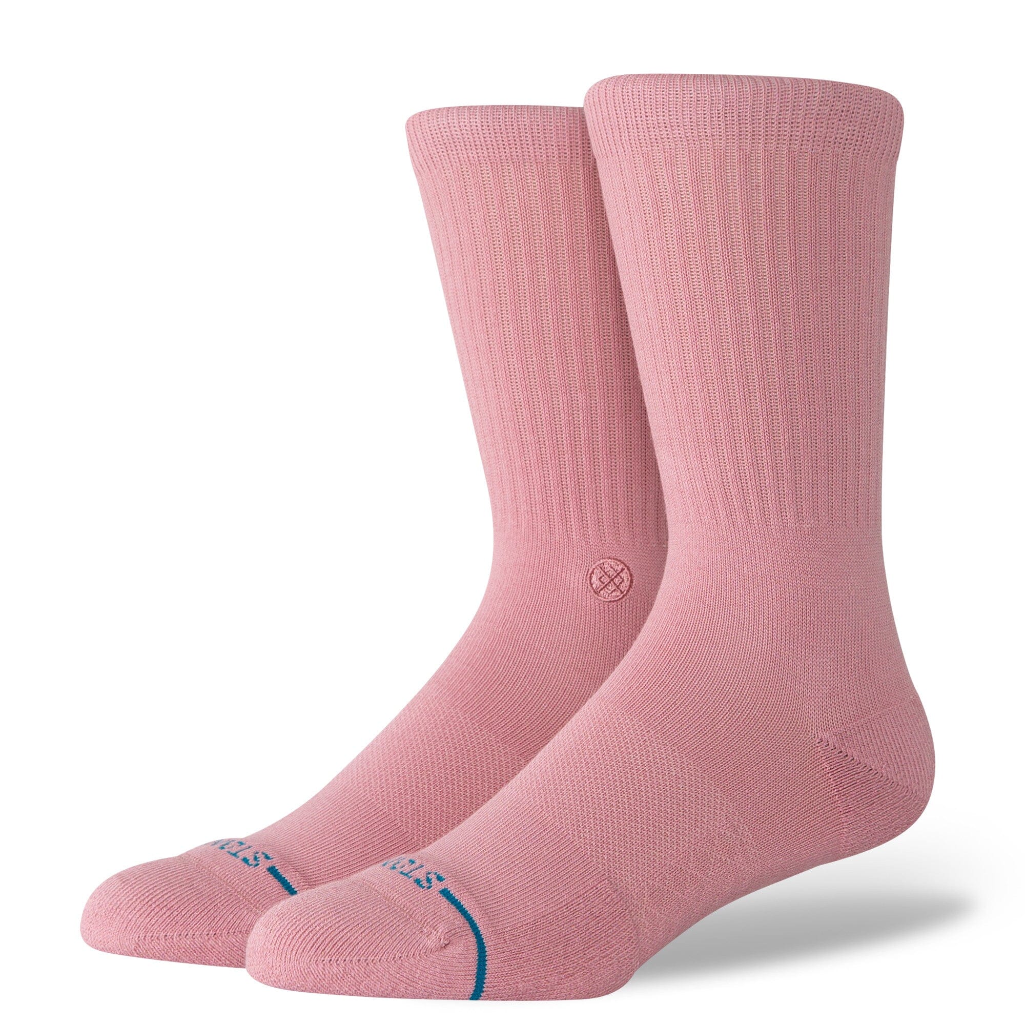 Stance Icon Crew Sock Dusty Rose Socks Stance 