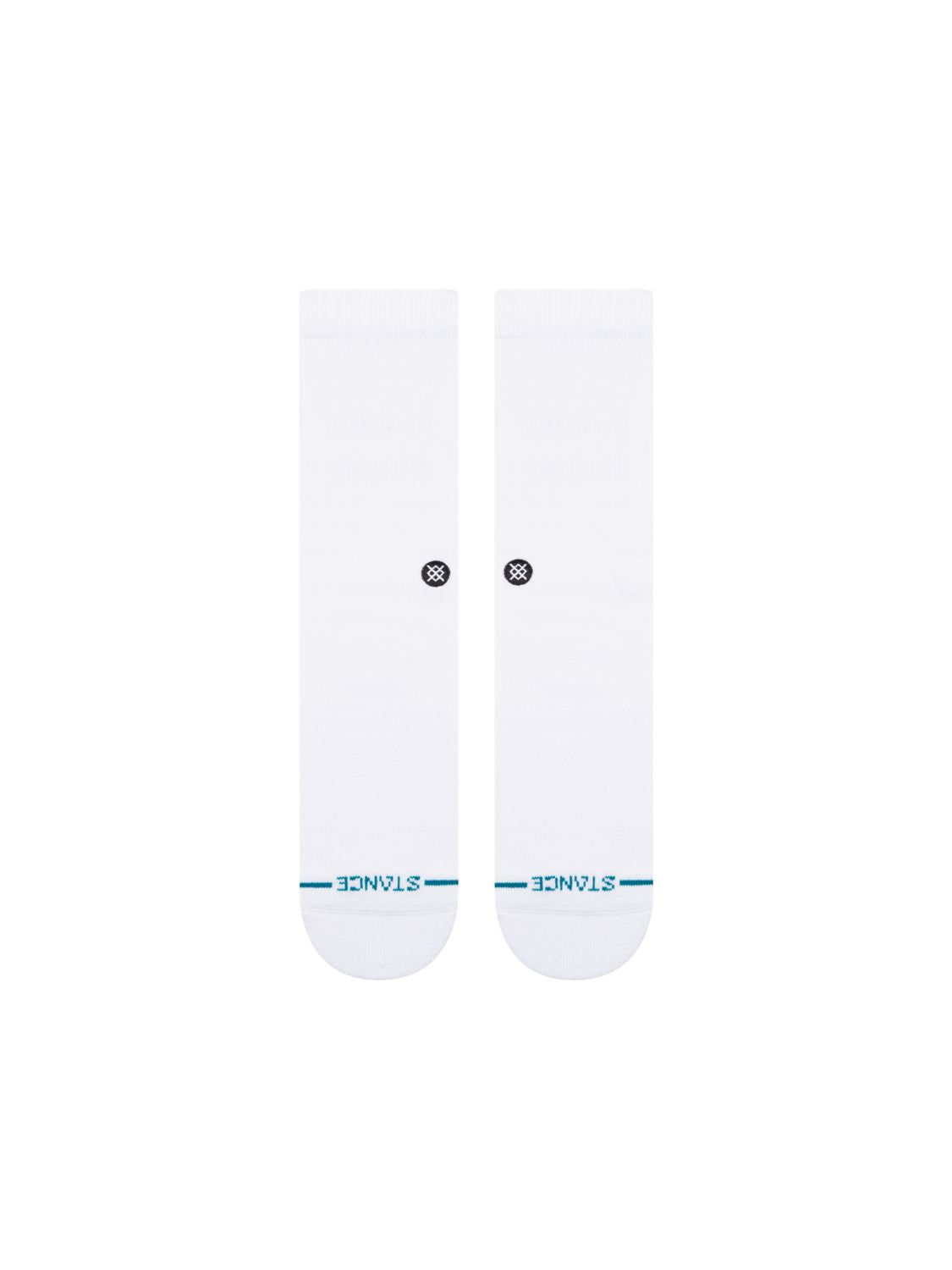 Stance Icon Crew Sock White/Black Socks Stance 