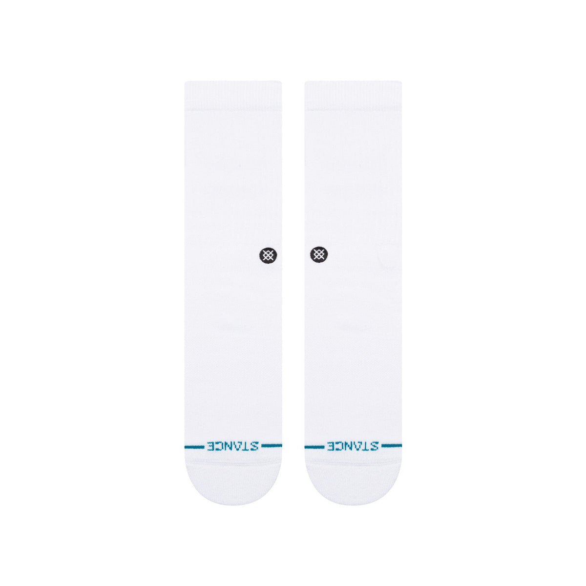 Stance Icon Crew Sock White/Black Socks Stance 