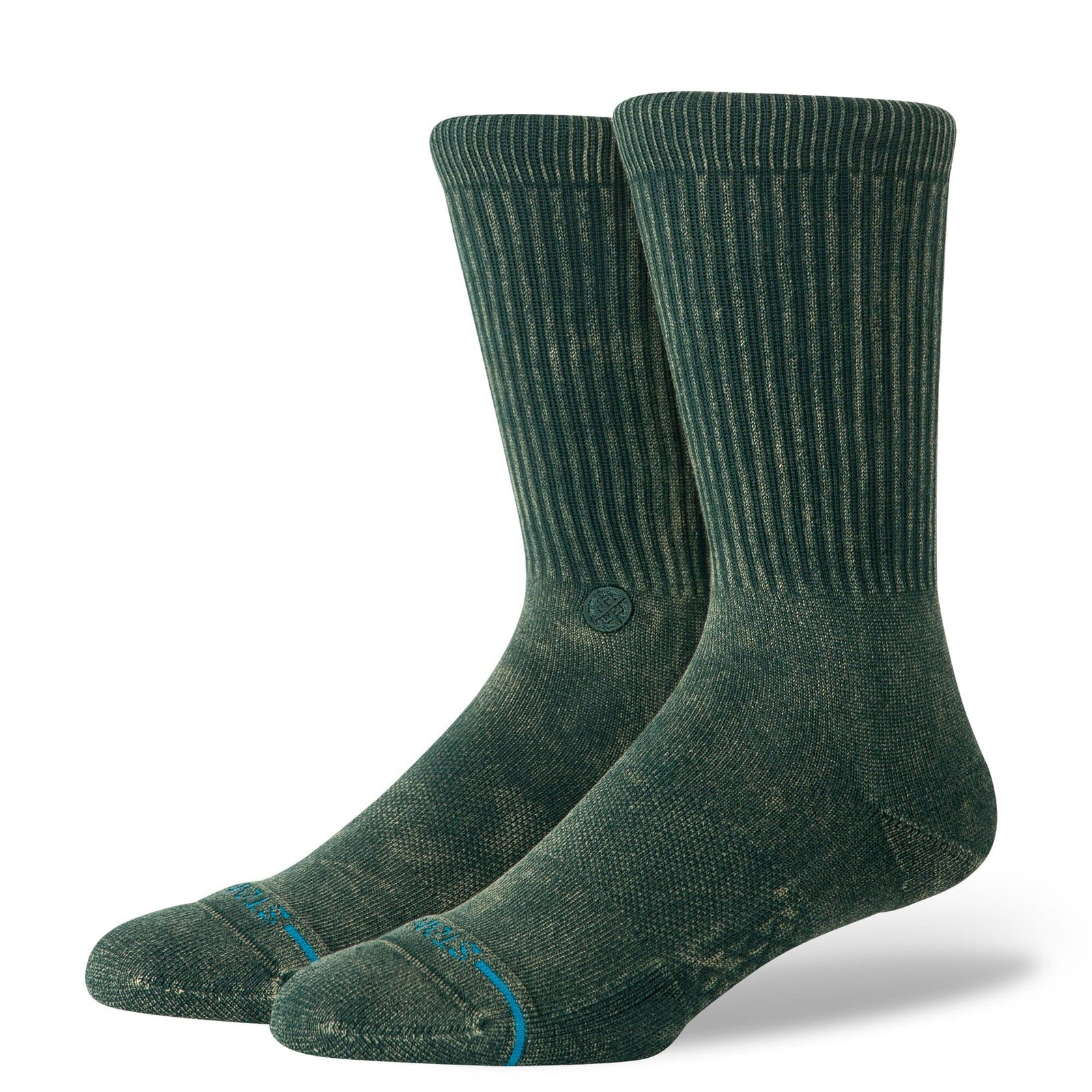 Stance Icon Dyed Crew Sock Pine Socks Stance 