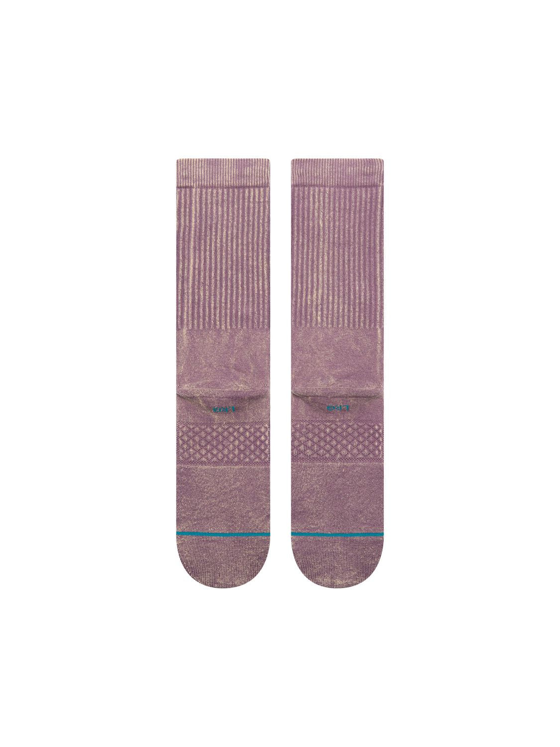 Stance Icon Dyed Crew Sock Plum socks Stance 