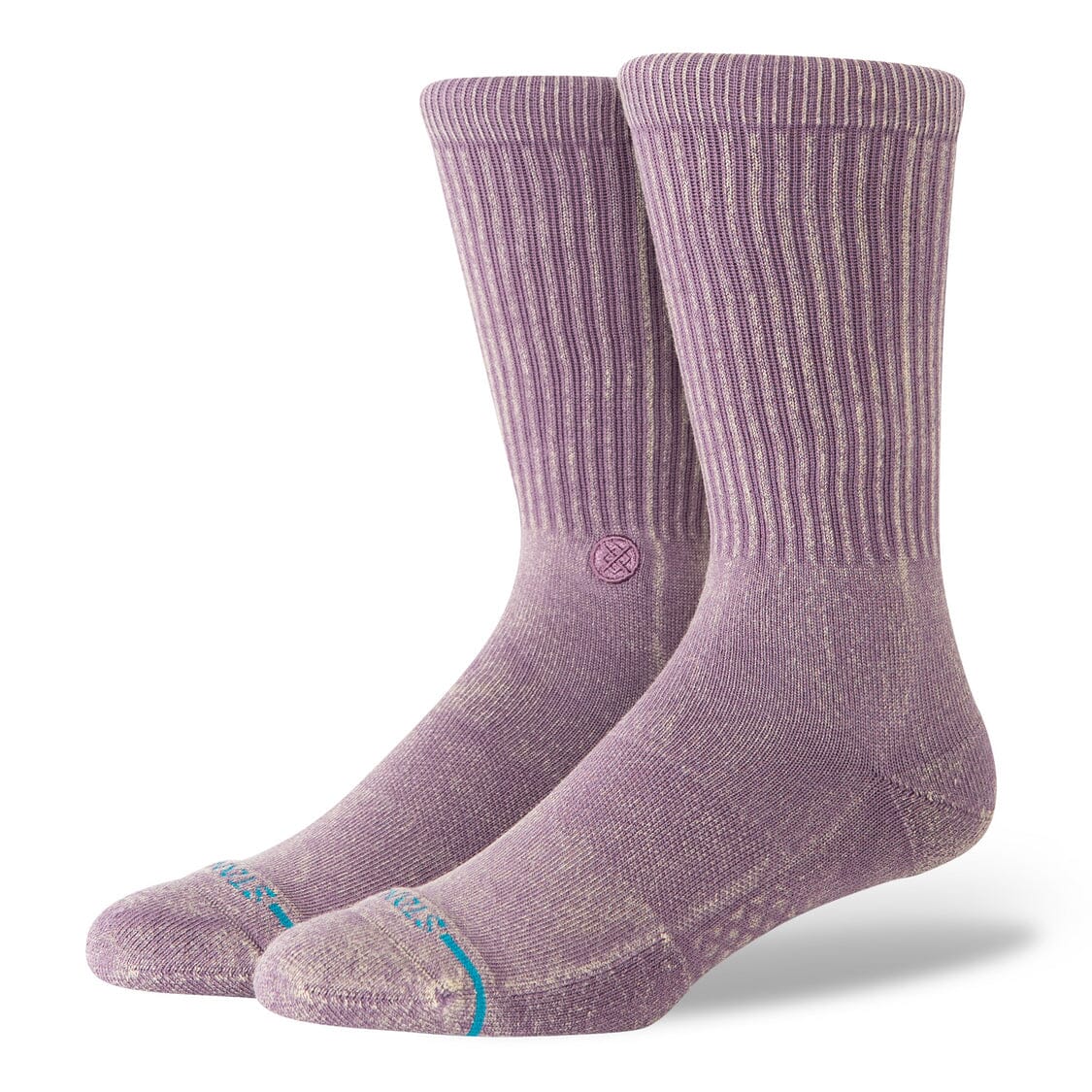Stance Icon Dyed Crew Sock Plum socks Stance 
