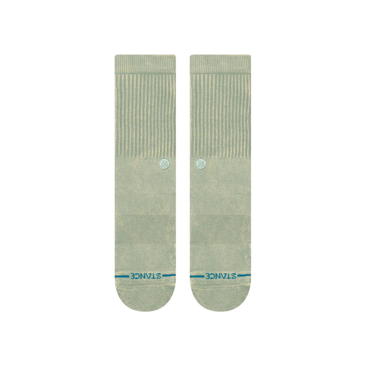 Stance Icon Dyed Crew Sock Seagreen Socks Stance 