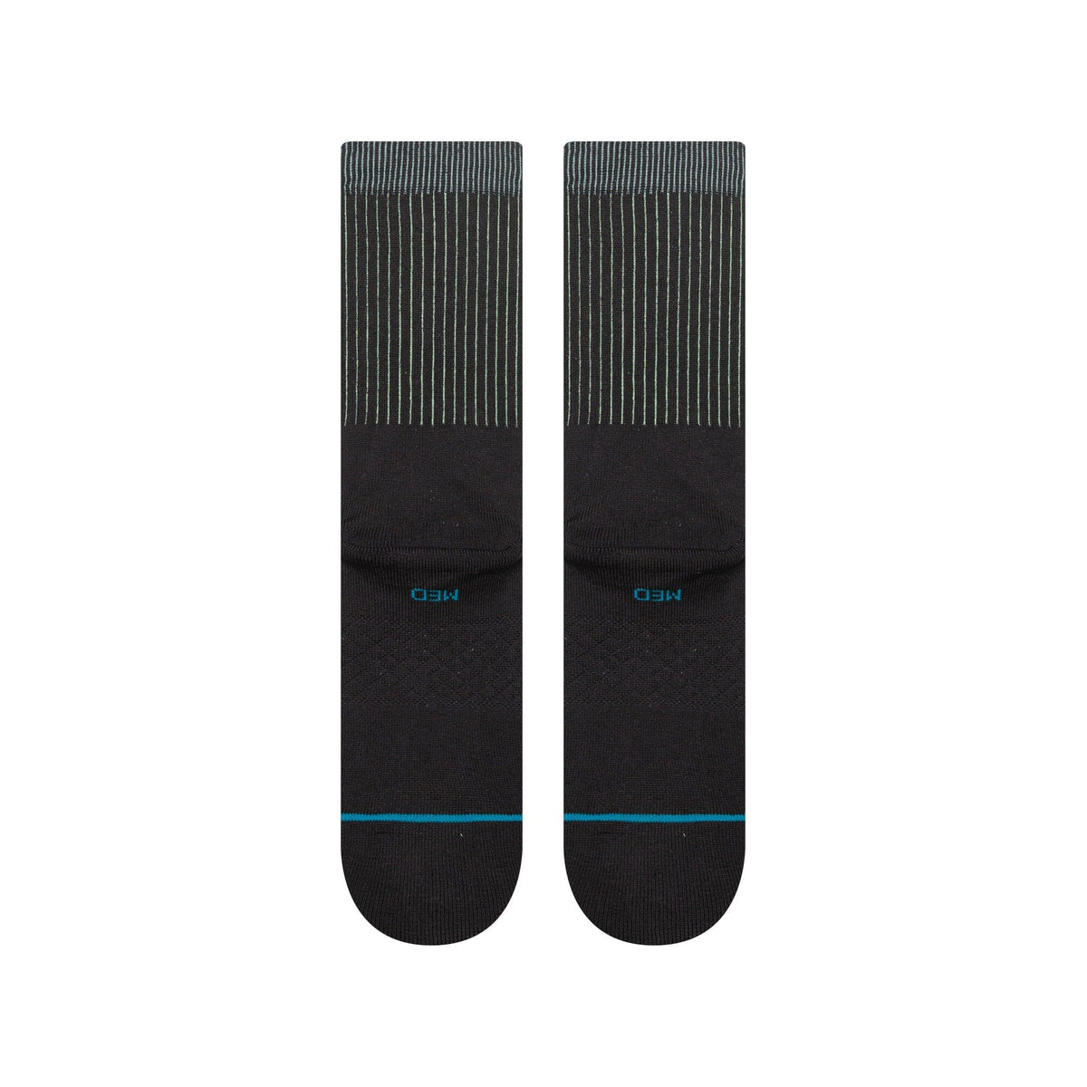 Stance Icon Pop Crew Sock Black/Teal Socks Stance 