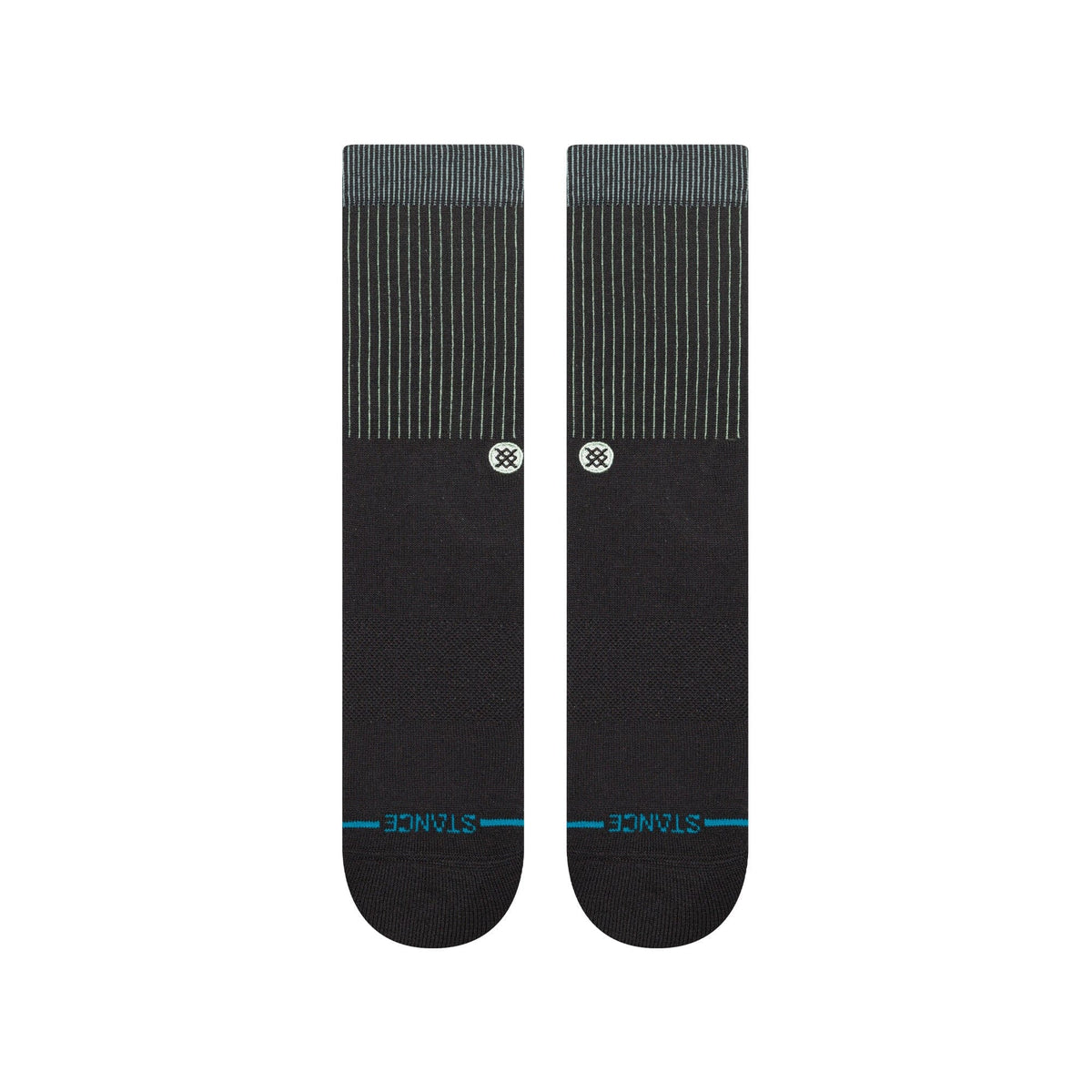Stance Icon Pop Crew Sock Black/Teal Socks Stance 