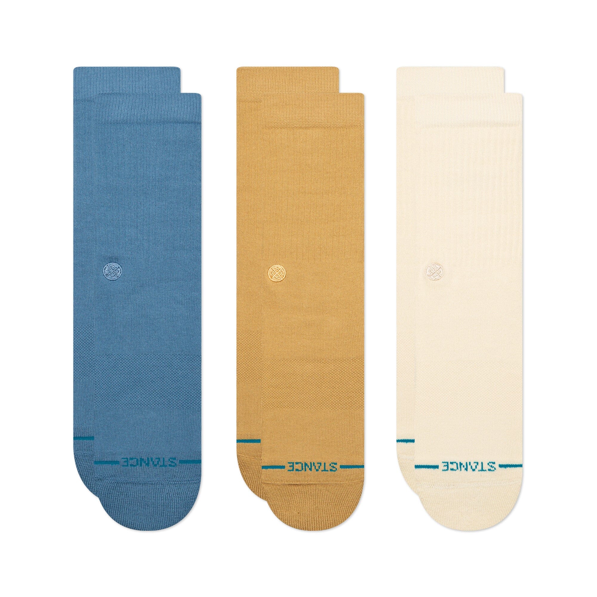 Stance Icon Sock 3 Pack Cream Socks Stance 