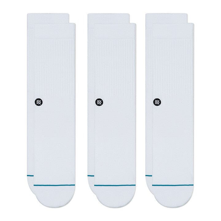 Stance Icon Sock 3 Pack White Socks Stance 