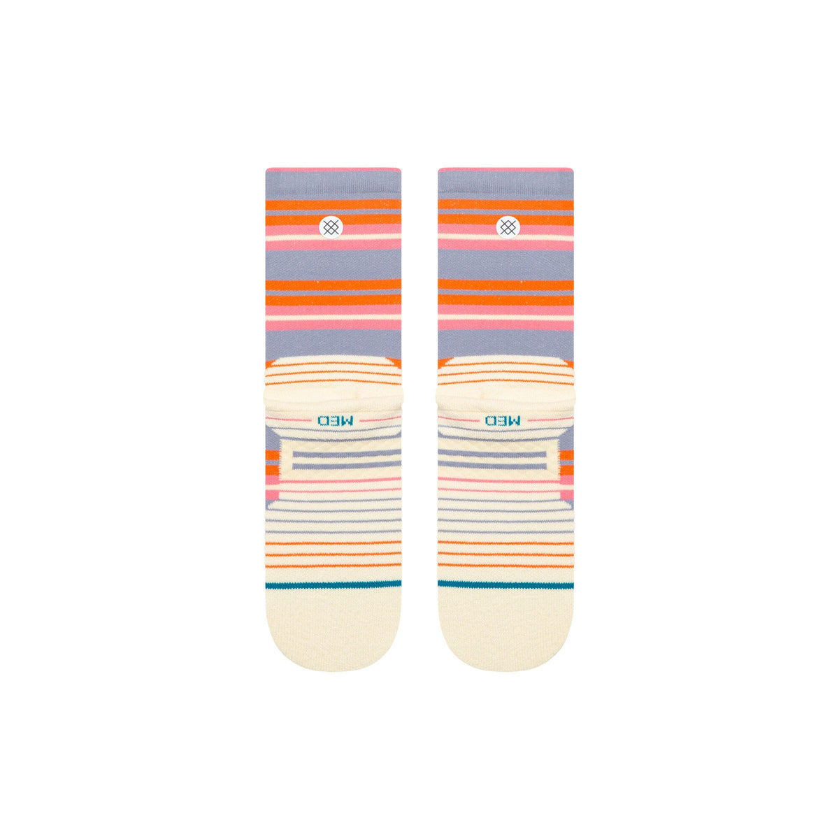 Stance Lennon Mid Crew Sock Blue Socks Stance 