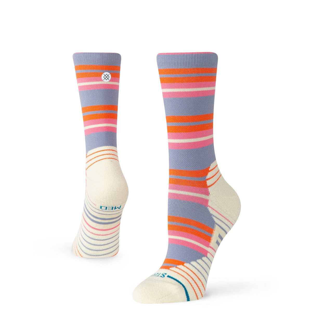 Stance Lennon Mid Crew Sock Blue Socks Stance 