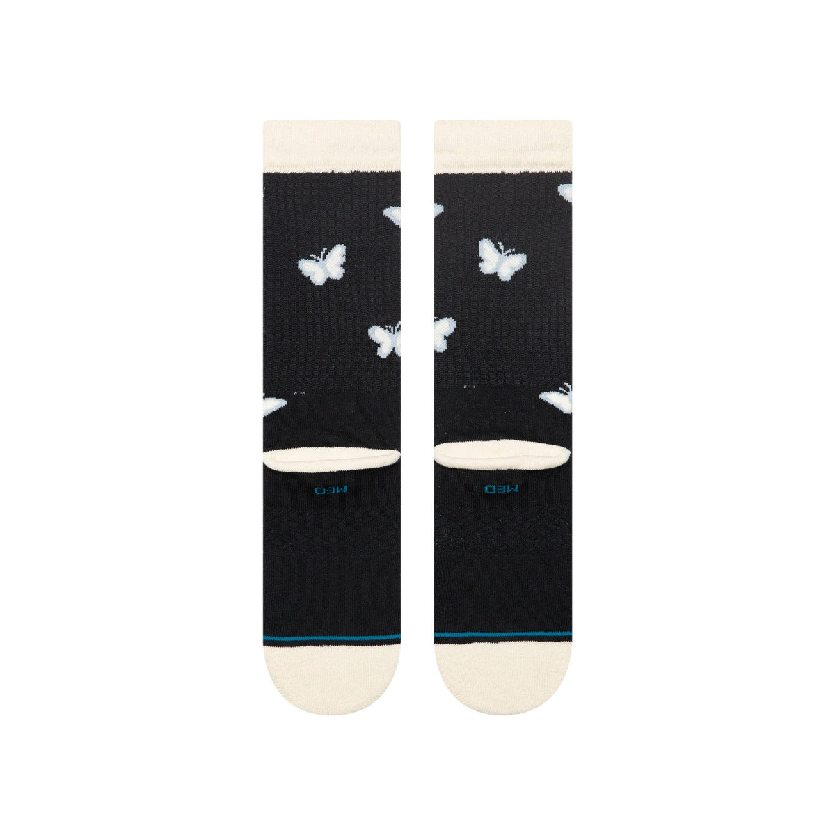 Stance Meadows Crew Sock Black Socks Stance 