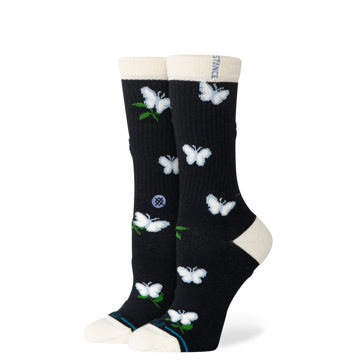 Stance Meadows Crew Sock Black Socks Stance 
