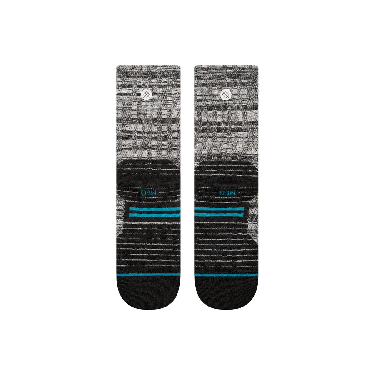 Stance Mid Wool Crew Sock Black Socks Stance 