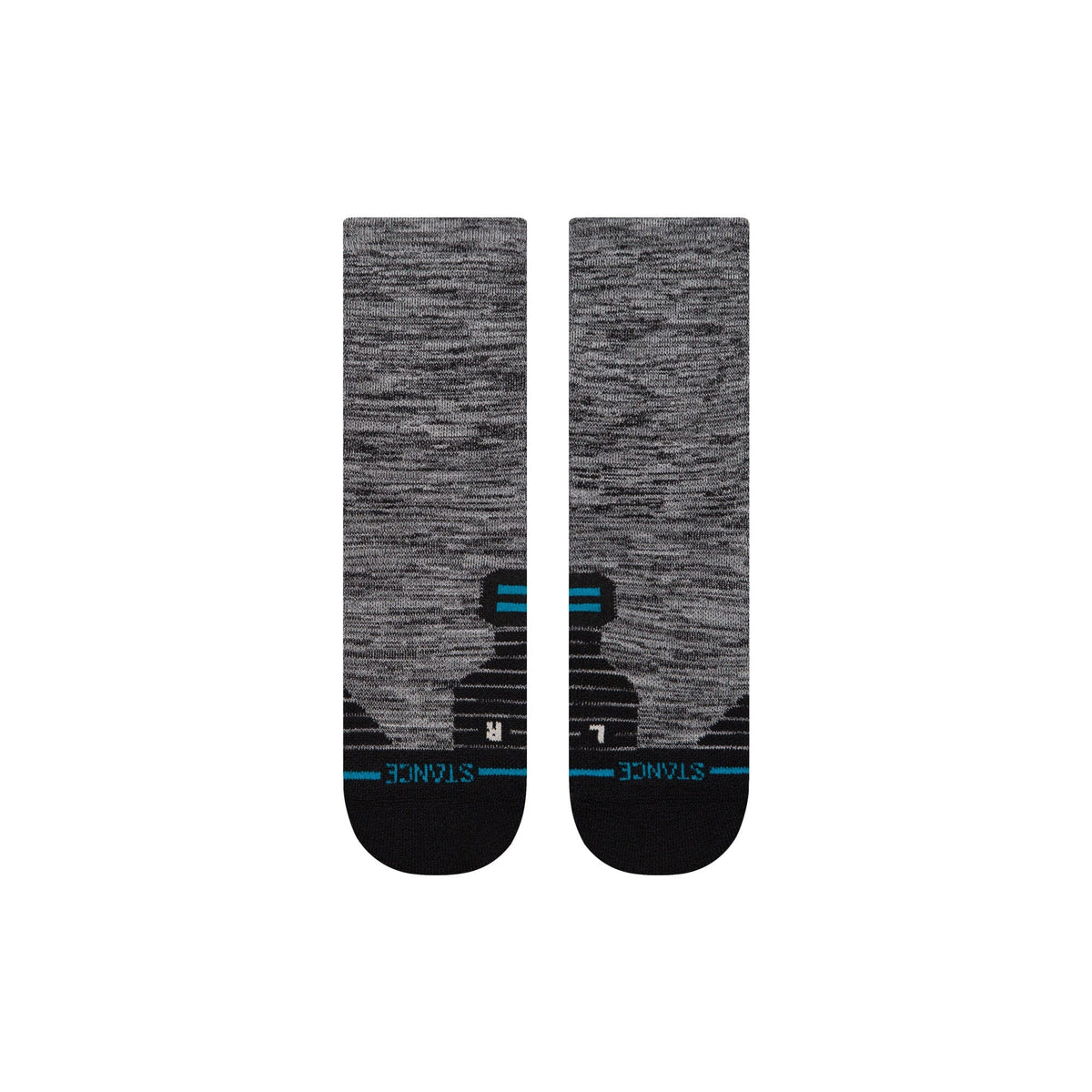 Stance Mid Wool Crew Sock Black Socks Stance 