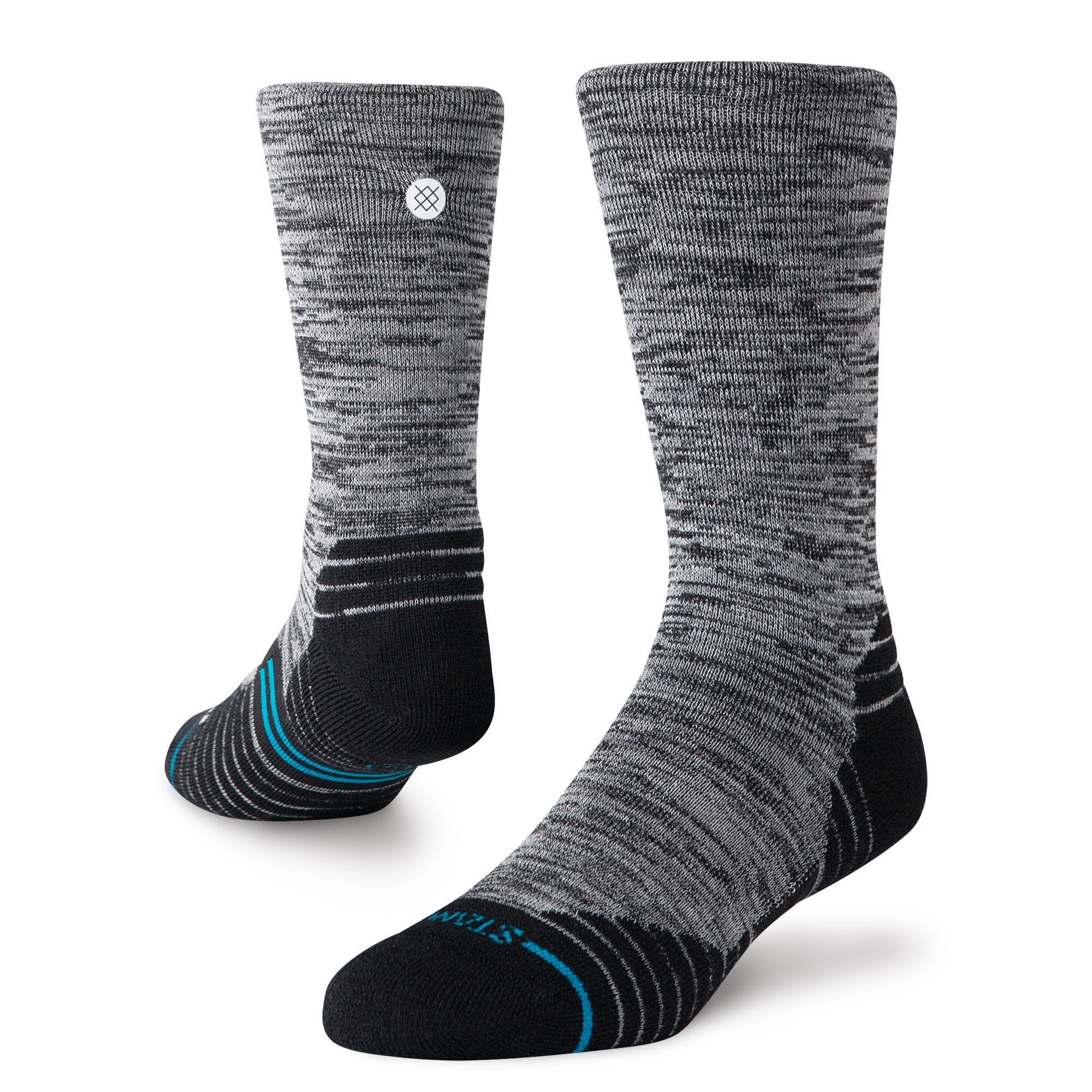 Stance Mid Wool Crew Sock Black Socks Stance 