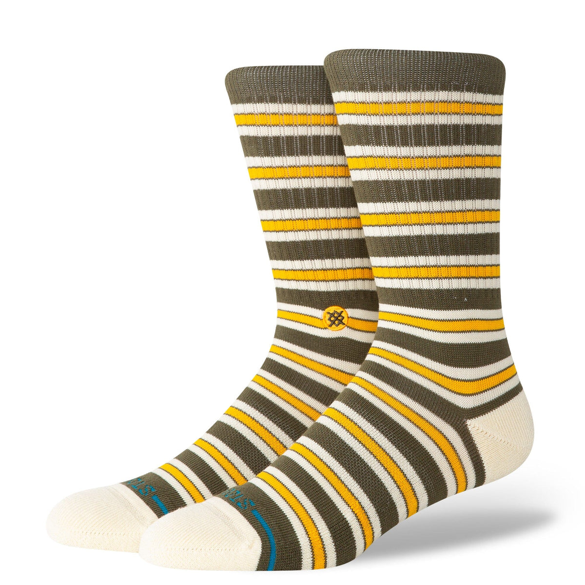 Stance Olly Crew Sock Olive Socks Stance 