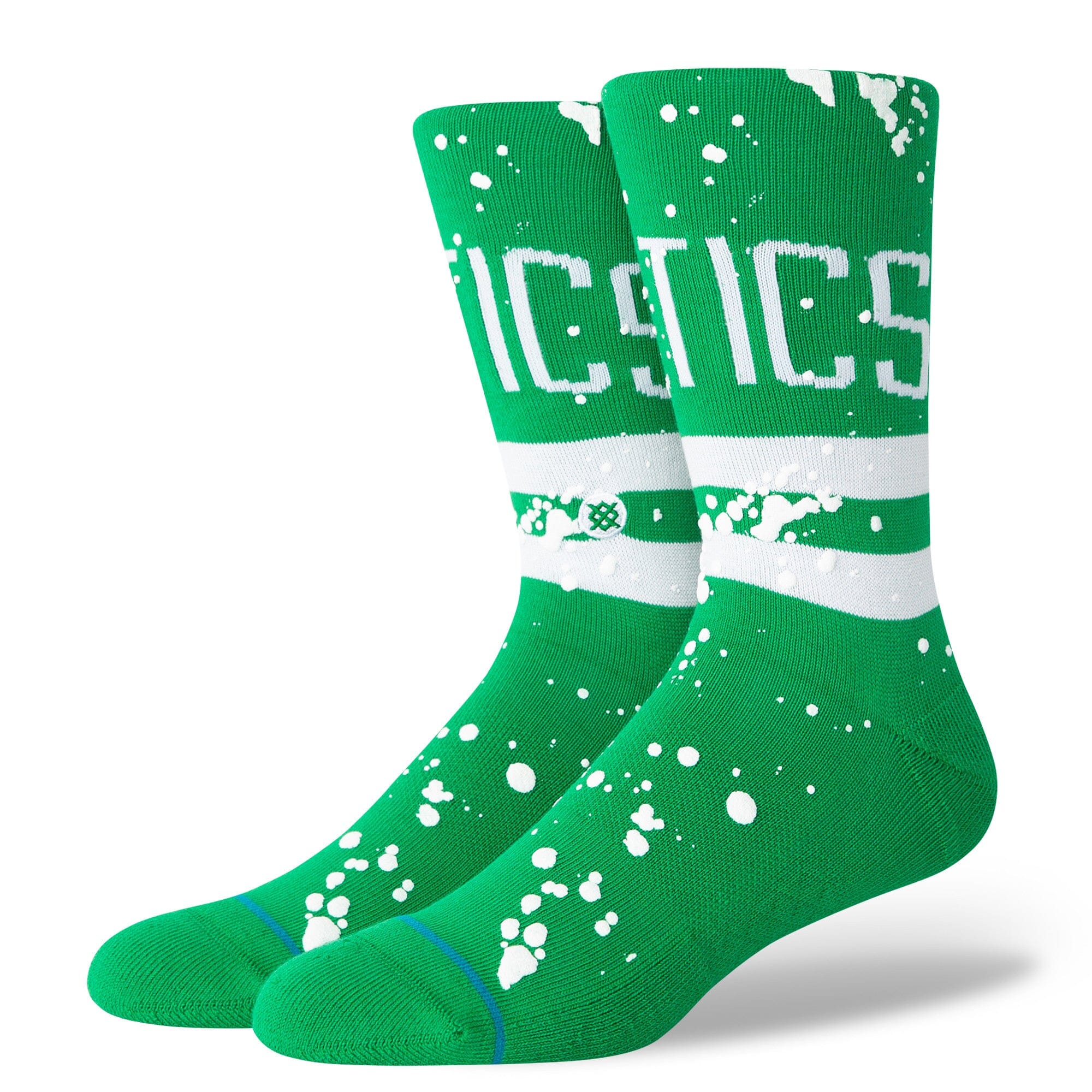 Stance Overspray Sock Boston Green Socks Stance 