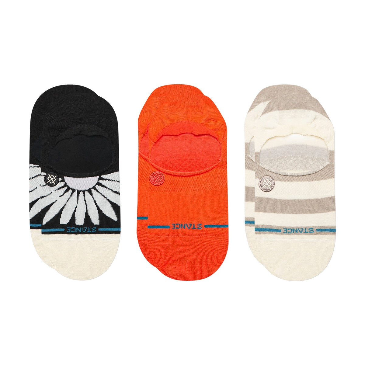 Stance Prowess No Show 3 Pack Socks Coral Socks Stance 