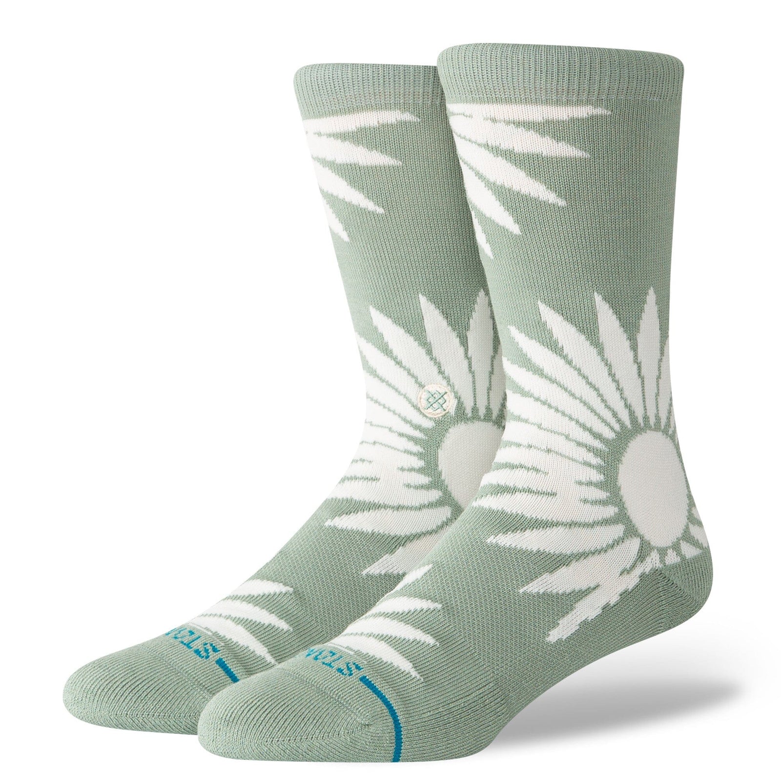 Stance Radial Burst Crew Sock Seagreen Socks Stance 