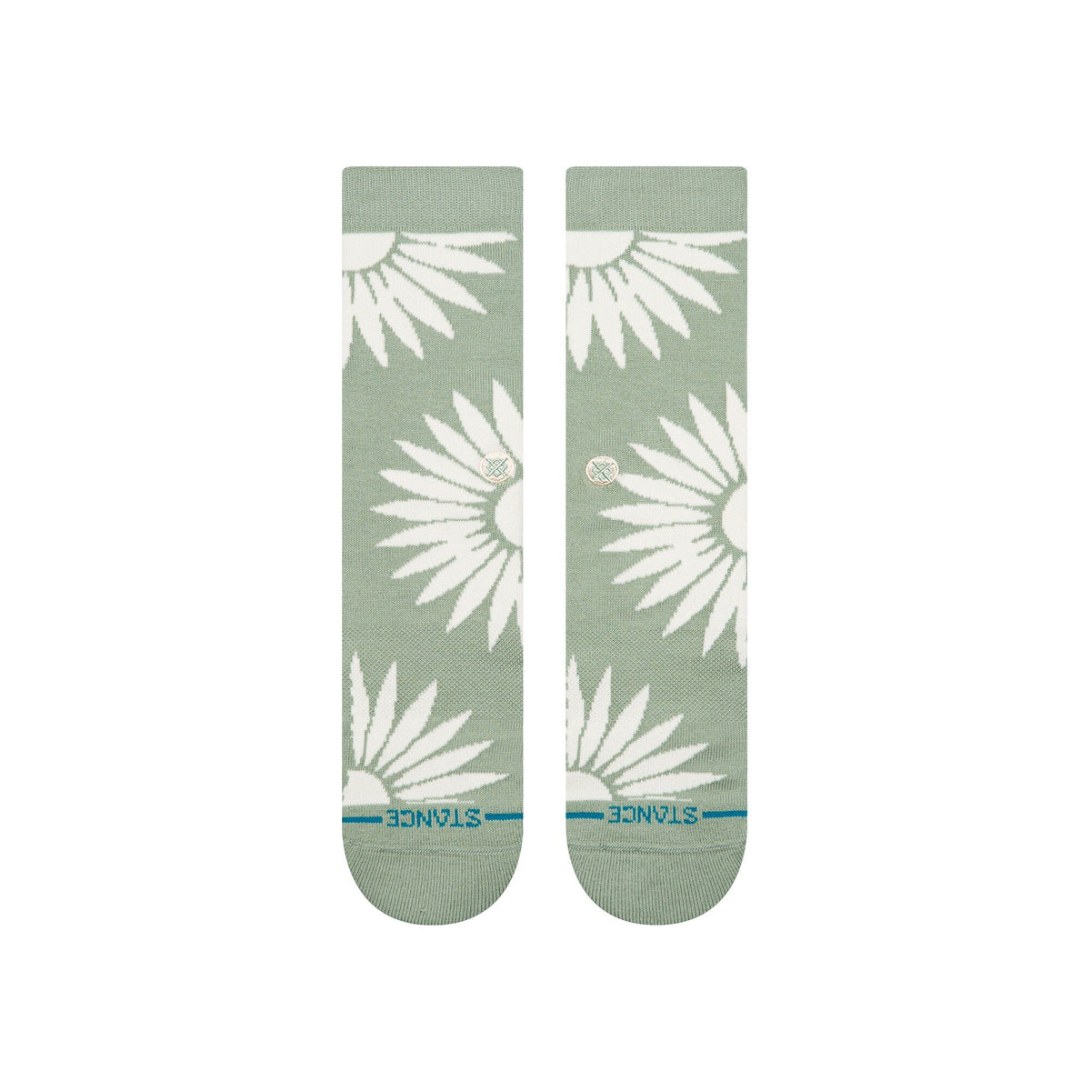Stance Radial Burst Crew Sock Seagreen Socks Stance 