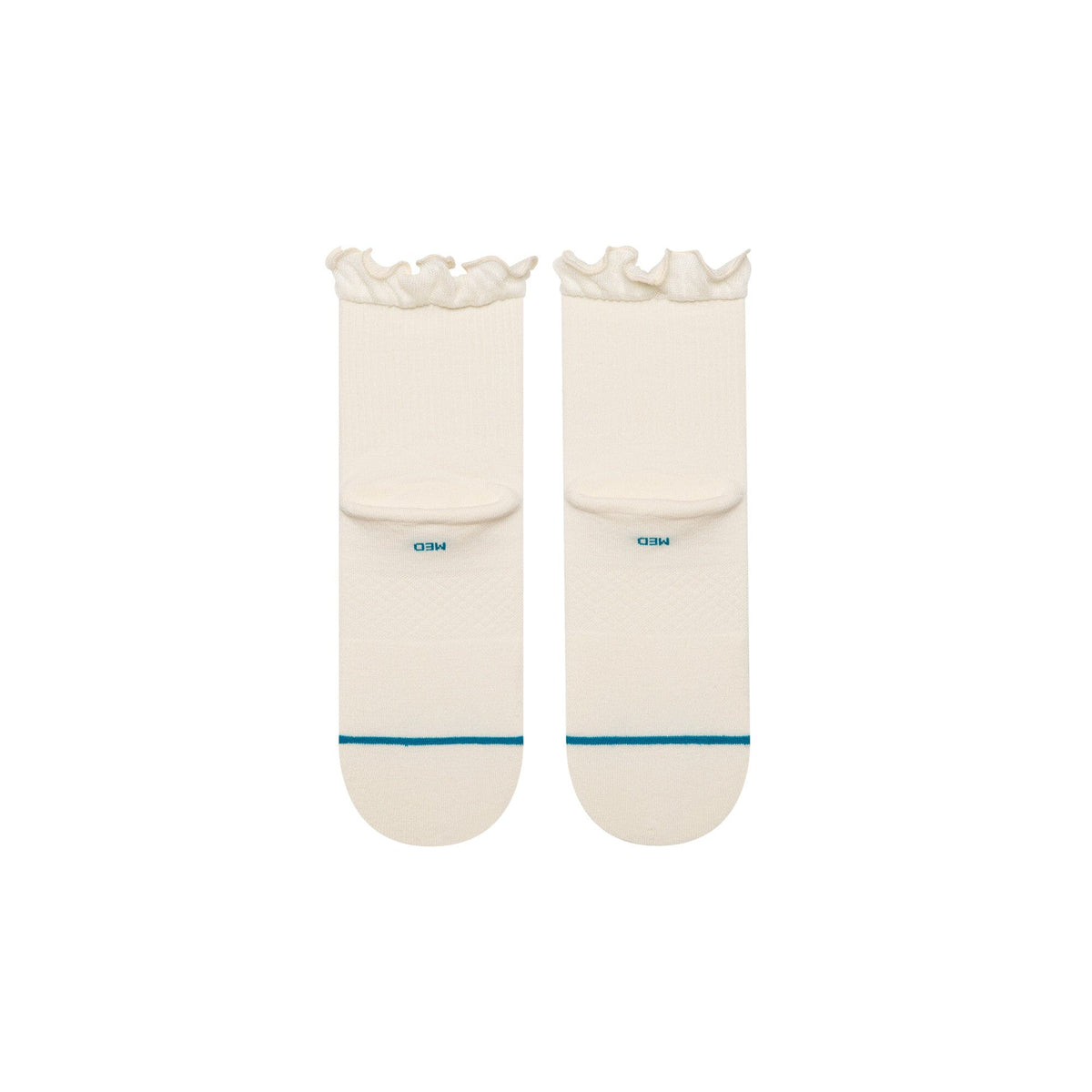 Stance Ruffle Icon Quarter Socks Ivory Socks Stance 