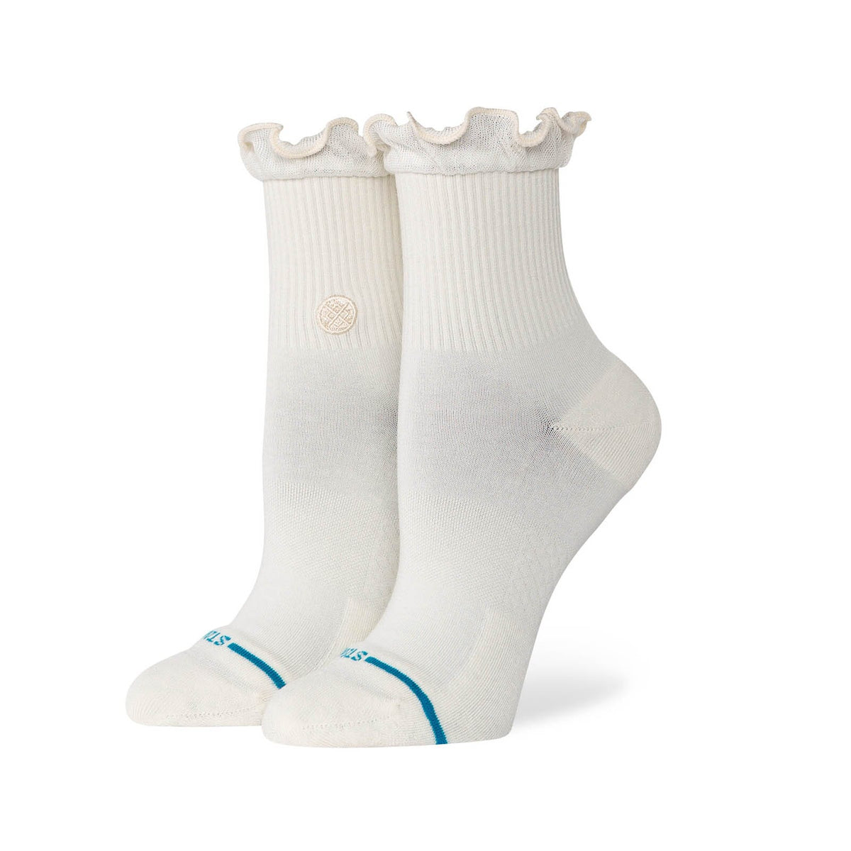 Stance Ruffle Icon Quarter Socks Ivory Socks Stance 