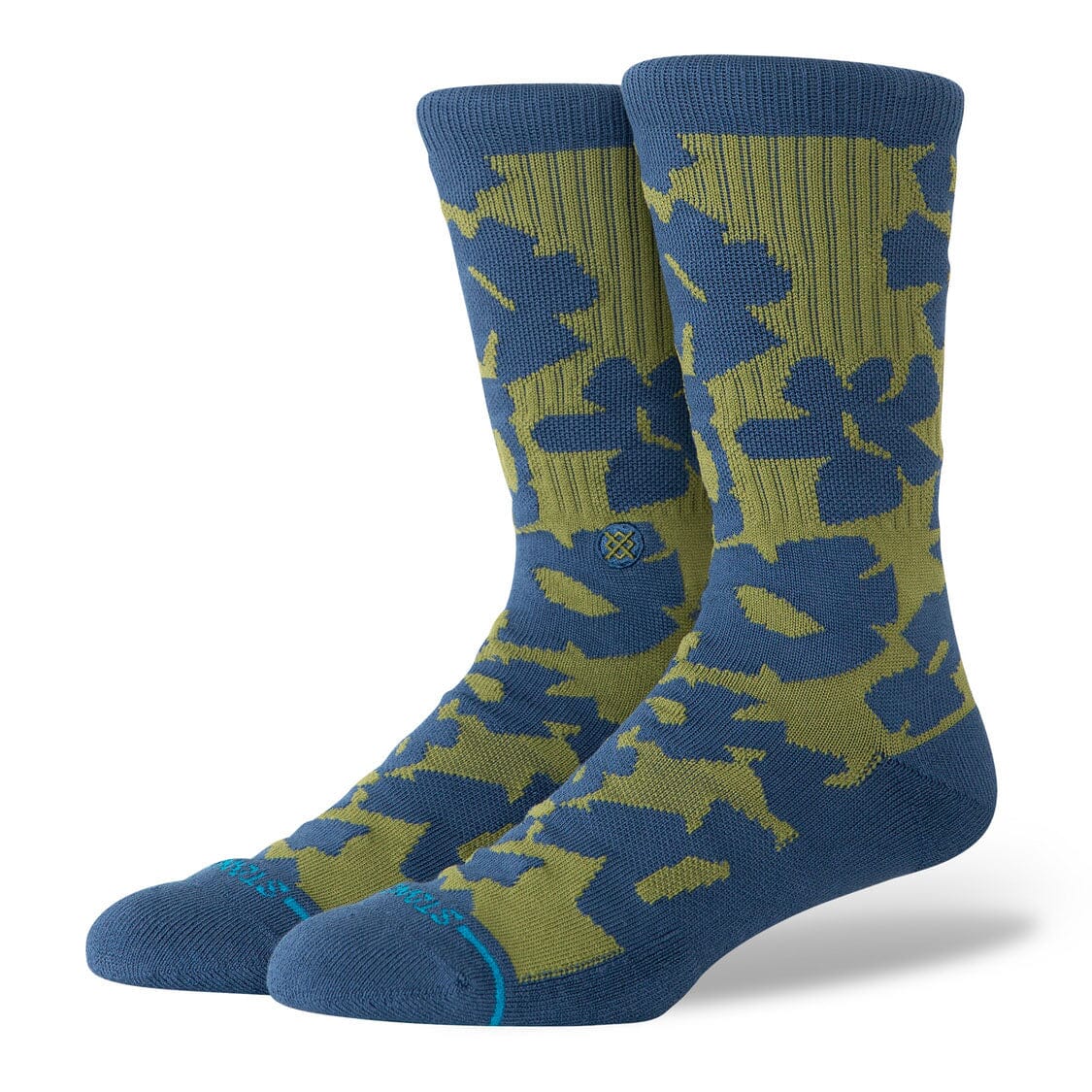 Stance Stomped Crew Sock Olive Socks Stance 
